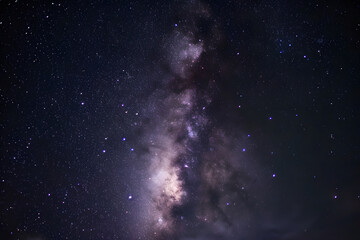 Obraz na płótnie Canvas Galaktische Pracht: Die majestätische Schönheit der Milchstraße im nächtlichen Sternenhimmel