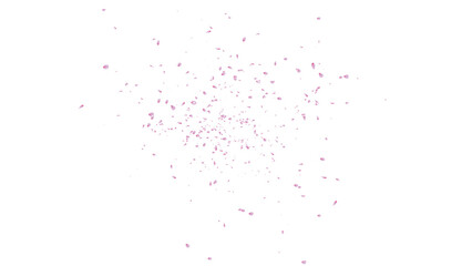 リアルな桜の花びら 舞い落ちる パーツ素材