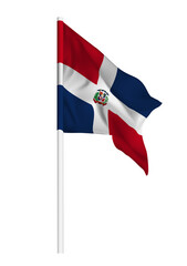 Flag of Dominican Republic illustration
