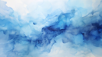 Hand painted watercolor sky and clouds, abstract watercolor background, illustration