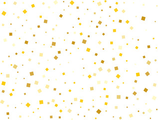 Holiday Golden Square Confetti