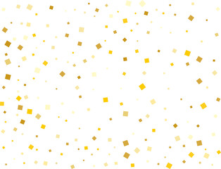 Holiday Golden Square Confetti