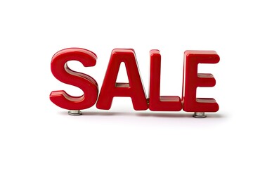 Limited time offer extravaganza. Bold red and white sale banner design with striking foil text perfect for promoting special discounts celebrating anniversaries and boosting business retail appeal