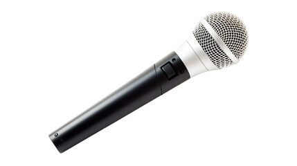 wireless microphone on transparent background
