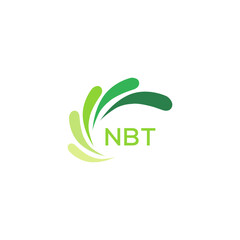 NBT Letter logo design template vector. NBT Business abstract connection vector logo. NBT icon circle logotype.
