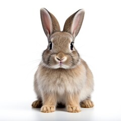 Bunny rabbit on a white background