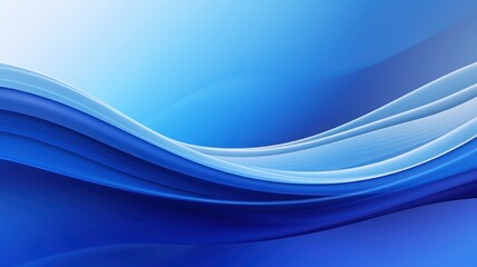 abstract blue background with smooth waves