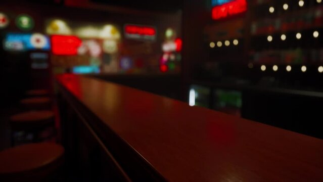 Vintage luxury interior of old bar