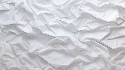 Obraz premium white crumpled paper