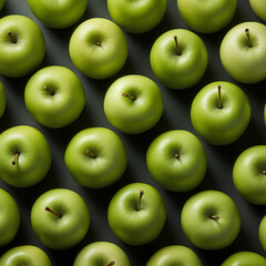 Very nice green apple pattern, looks delicious and fresh
