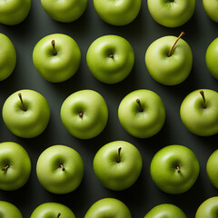 Very nice green apple pattern, looks delicious and fresh