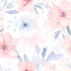 Dreamy Pastel Watercolor Floral