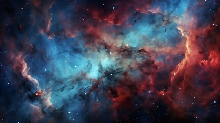 Universe science astronomy. Cosmic space and stars, science fiction wallpaper. Beauty of deep space. Colorful space galaxy cloud nebula. Stary night cosmos. 