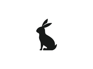 rabbit logo vector icon illustration, logo template