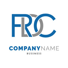 Initial Letter RDC Icon Logo Design Template