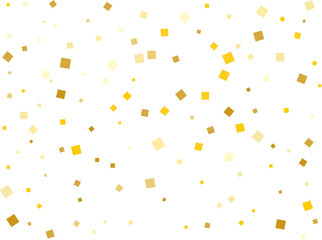 Gold Foil Square Confetti