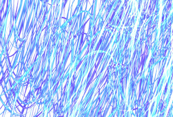 Pattern of blue neon lines