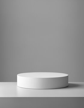 Luxurious minimalistic background with a plinth for product presentation