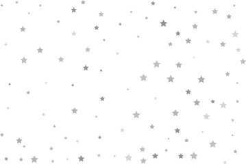 Magic pattern of silver stars