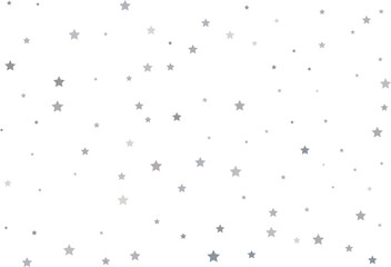 Magic pattern of silver stars