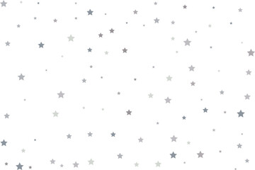 Magic pattern of silver stars