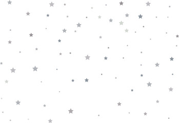 Magic pattern of silver stars