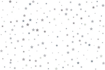 Magic pattern of silver stars