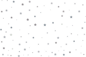 Magic pattern of silver stars