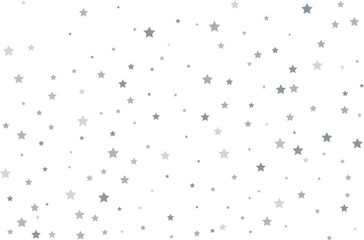 Magic pattern of silver stars