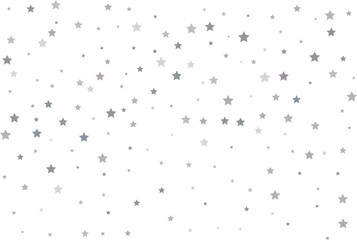 Magic pattern of silver stars