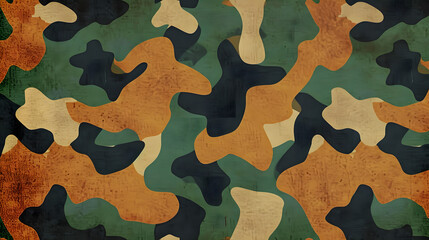 Fototapeta premium texture military camouflage background repeats seamless army