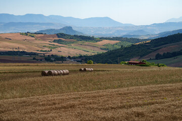 Rural landscape in Avellino province, Italy