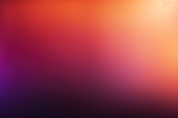 Maroon orange violet glow blurred abstract gradient on dark grainy background