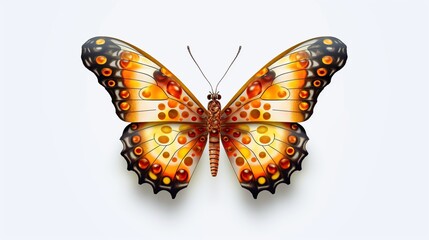 colorful butterfly illustration flying in the wild beautiful butterfly