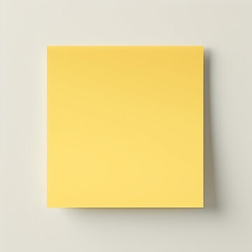 fotografia de estilo mockup con detalle de notas de papel de tonos amarillos sobre fondo neutro