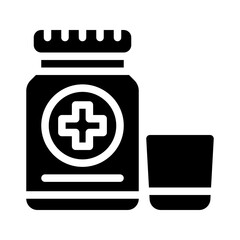 Obraz premium syrup glyph style vector icon for any project