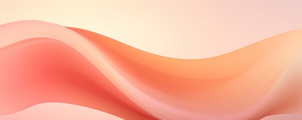 peach pastel gradient wave soft background pattern