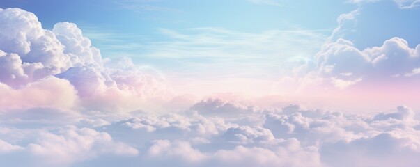 Pearl sky with white cloud background