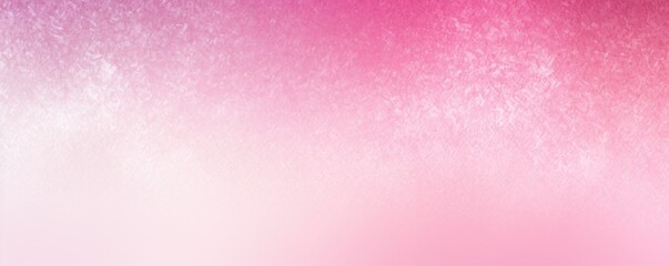 Pink white grainy background, abstract blurred color gradient noise texture banner 