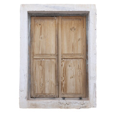 Puerta vieja y gastada de madera