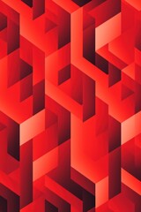 Red repeated geometric pattern