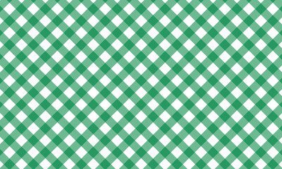 abstract dark green gingham plaid pattern.