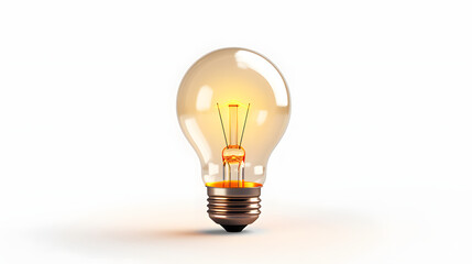 light bulb isolated on white background