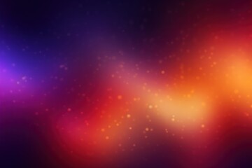 Fototapeta na wymiar Ruby orange violet glow blurred abstract gradient on dark grainy background 