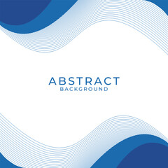 Abstract curved and wave lines background template