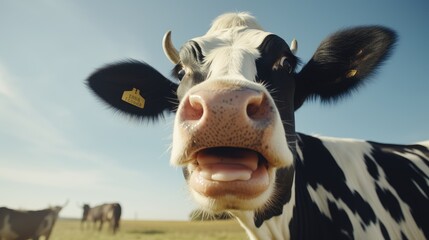 Face of Cow Close-Up