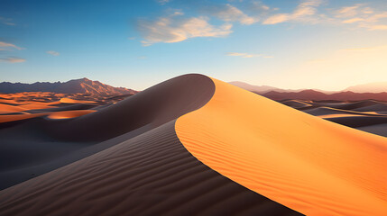 sand dunes in the desert
