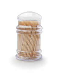 The toothpicks isolated on white.