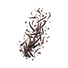 Dried cloves png isolated transparent background Ai generative.
