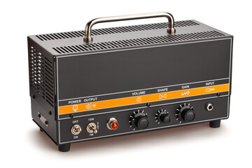 guitar amp path isolated on white